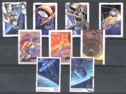 Australia - Small Collection Of Space Stamps, Used - Sammlungen