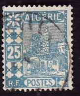 ALGERIE  1927-30   -  Y&T    78 -  25c  Bleu    -  Oblitéré - Oblitérés