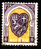 ALGERIE  1947 -  Y&T  258   - Armoiries  Alger -  Oblitéré - Usados