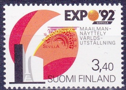 FINLANDIA 1992 - EXPO-92 - YVERT Nº  1131** - Nuovi