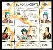 TURKISH CYPRUS 1992 EUROPA CEPT MNH - 1992