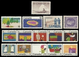 (021-24) Canada  Small / Petit Lot / Kleines Los  ** / Mnh  Michel 282, 302, 341, 462-73 - Autres & Non Classés