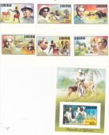 Liberia - Albert Schweitzer Set And Mini Sheet  Imperforated  MNH - Albert Schweitzer