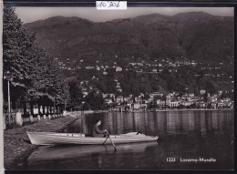 Locarno - Muralto : Barca E Uomo Valoroso  Ma “arrête De Ramer, On Est Sur La Plage” ; Form. 10 / 15 (10´306) - Muralto