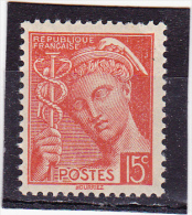 FRANCE   1938-41  Y.T. N° 408   NEUF** - 1938-42 Mercure