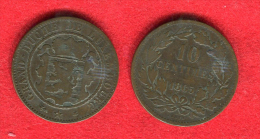 LUXEMBOURG - 10 CENTIMES 1865 - BRONZE - Lussemburgo