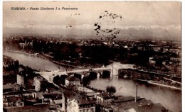 TORINO   Ponte Umberto Vue Panoramique Carte écrite  Timbrée En Bon état - Andere Monumenten & Gebouwen
