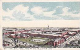 Michigan Lansing Birds Eye View Of Reo Motor Company Plant - Lansing