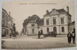 Chelles - La Mairie Et La Rue Adolphe Besson - Imprimerie - Chelles