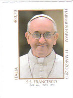 ITALIA 2013 PAPA FRANCESCO - INTEGRO - AUTOADESIVO - 2011-20: Mint/hinged