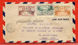 GUADELOUPE LETTRE DE 1948 DE POINTE A PITRE POUR PARIS FRANCE - Covers & Documents