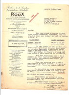 ROUEN-PARIS-CABINET ROUX-SOCIETE GENERALE D'EXPERTISES-1938 - Banca & Assicurazione