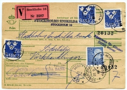 STOCKHOLMS ENSKILDA BANK - ANVISNINGAR / MONEY ORDER 1968  (10 X 15cms Approx.) - Briefe U. Dokumente