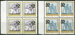 YUGOSLAVIA - JUGOSLAVIJA - MONASTERY - Mi. 3212A/3213A - Perf 13¼  - **MNH - RARE - AT - Cat 2.400 E +++ - Nuovi