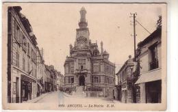 94 ARCUEIL - La Mairie E. M. - Vue Sur Les 2 Rues - Ancien Etablissement Malcuit N° 8028 - Arcueil