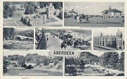 ECOSSE- ABERDEEN : Multivues, Balmoral Castle, Beach And Promenade, River Dee, River Don, Marischal (circulée, 1959) - Aberdeenshire