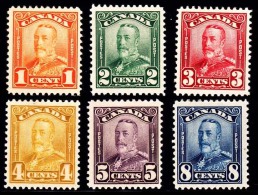 Canada (Scott No. 149-54 - George V (Scroll) Complet) (*) - Nuovi