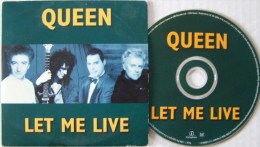 Queen CD Single 2 Titres Let Me Live Collector Made In HEAVEN Très Bon état - Rock