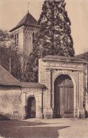 Cp , 72 , SOLESMES , Entrée De L'Abbaye St-Pierre - Solesmes
