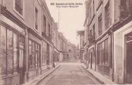 BEAUMONT SUR SARTHE ( Sarthe )  Rue Albert Maignan - Beaumont Sur Sarthe