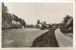 CPSM CHATILLON COLIGNY (Loiret) - Le Pont Tournant Sur Le Vieux Canal - Chatillon Coligny