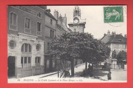 CPA: Thème Banques - Beaune - Le Crédit Lyonnais Et La Place Monge (LL N°15) - Banques