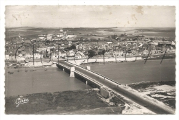 Etaples (62) : Vue Aérienne Au Niveau Du Nouveau Pont En Direction Du Touquet En 1952 (animé). - Etaples