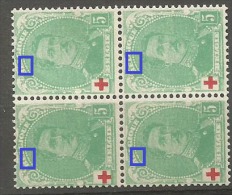 129a Bloc 4   **  Type 2   80 - 1914-1915 Red Cross