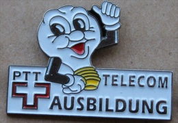 PTT SUISSE - TELECOM AUSBILDUNG - AMPOULE - SUISSE - SCHWEIZ - SVIZZERA - SWITZERLAND - VISAGE   -   (4) - Telecom De Francia