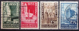 BELGIQUE          N° 386/389         OBLITERE - Used Stamps