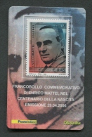 ITALIA TESSERA FILATELICA 2006 - ANNIVERSARIO NASCITA ENRICO MATTEI - 126 - Philatelic Cards