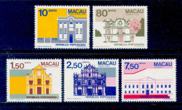 ! ! Macau - 1983 Architecture (Complete Set) - Af. 474 To 478 - MNH - Ongebruikt