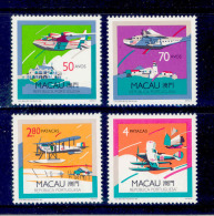 ! ! Macau - 1989 Airplanes (Complete Set) - Af. 602 To 605 - MNH - Nuovi