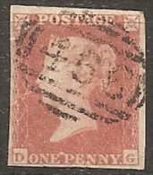 GRAN BRETAÑA 1841 - Yvert #3 - VFU - Used Stamps