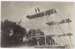 CARTE PHOTO GRAND PLONGEOIR NON SITUE - Swimming