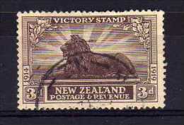 New Zealand - 1920 - 3d Victory Issue - Used - Oblitérés