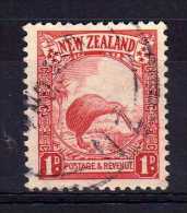 New Zealand - 1935 - 1d Definitive (Die II Perf 14 X 13½) - Used - Used Stamps