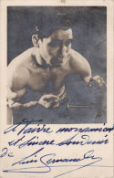 PHOTO DE LUIS FERNANDEZ DEDICACEE - Boxsport