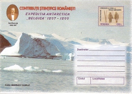 ROMANIAN POLAR EXPLORERS, EMIL RACOVITA, COVER STATIONERY, ENTIERE POSTAUX, 1999, ROMANIA - Exploradores