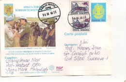 PEACE MAINTAINING ROMANIAN SOLDIERS, POSTCARD STATIONERY, 1999, ROMANIA - Brieven En Documenten