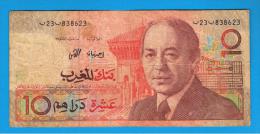 MARRUECOS - MOROCCO -  10 Dirham 1987  P-60 - Maroc