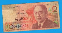 MARRUECOS - MOROCCO -  10 Dirham 1987  P-60 - Morocco