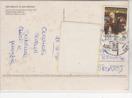 PO9451B# S.MARINO - STORIA POSTALE  VG 1990 - Lettres & Documents