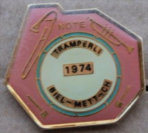 NOTE TRAMPERLI 1974 BIEL METT CH - BIENNE - INSTRUMENTS DE MUSIQUE     -     (BLEU) - Muziek