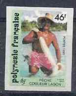 1993 POLYNESIE 427** Pêche, Autocollant - Unused Stamps