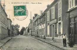 Seine Et Marne - Ref  A617- Le Chatelet En Brie - Route De Melun - Carte Bon Etat - - Le Chatelet En Brie