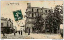 93 - ROMAINVILLE - Rue Sadi-Carnot Et La Place - Très Animée - ELD - Romainville