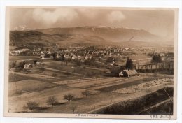 Cpsm 74 - Rumilly - Vue Générale Au Fond, Le Semnoz Et La Tournette - 1942 (9x14 Cm) - Rumilly