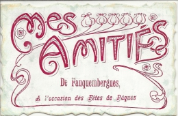 62 - Fauquembergues : Mes Amitiés...à L'occasion Des Fêtes De Pâques - Fauquembergues