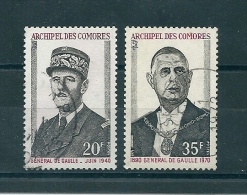 Timbre Des Comores - Oblitéré - Anniversaire De La Mort Du Général De Gaulle - Sonstige & Ohne Zuordnung